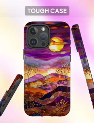 stained_golden_sunset iPhone 1 Tough Front Website